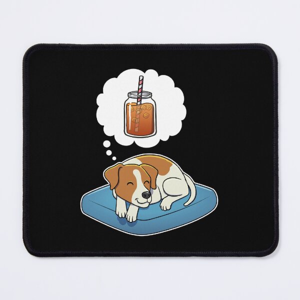 Item preview, Jack Russell Terrier dreaming about Iced Tea designed and sold by DoggieDelights.