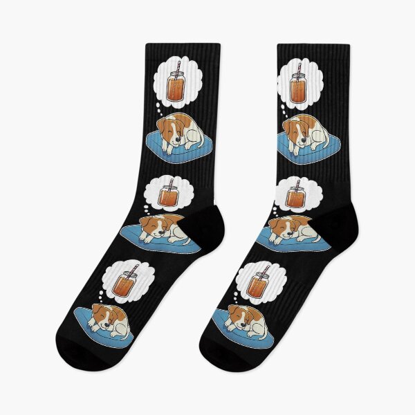 Item preview, Jack Russell Terrier dreaming about Iced Tea designed and sold by DoggieDelights.