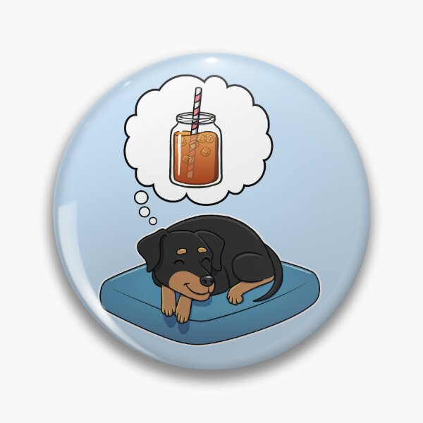 Artikelvorschau, Miniature Pinscher dreaming about Iced Tea entworfen und verkauft von DoggieDelights.