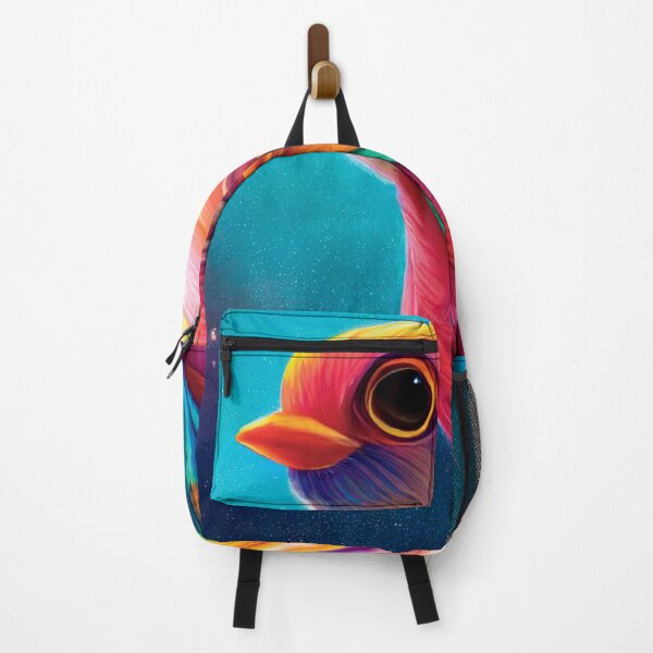 Item preview, a colorful bird sitting on top of a table designed and sold by DesignAtYO.