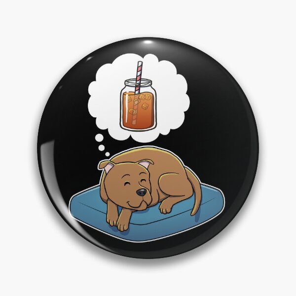 Artikelvorschau, Staffordshire Bull Terrier dreaming about Iced Tea entworfen und verkauft von DoggieDelights.