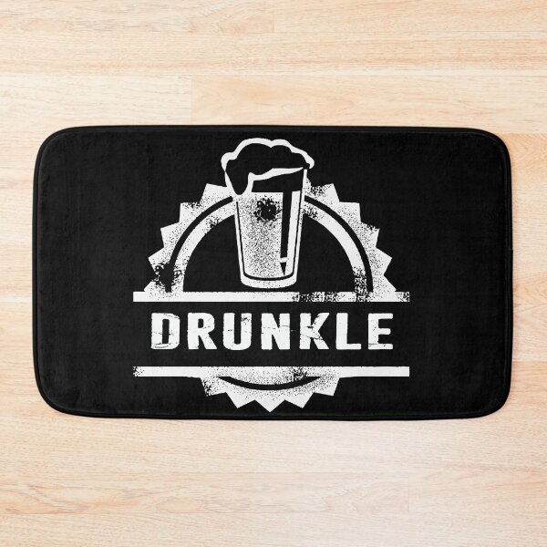 Item preview, Drunkle Drunk Uncle Beer Glass with Foam Drinking Dysfunctional Family Fun Retro Distressed designed and sold by funnytshirtemp.