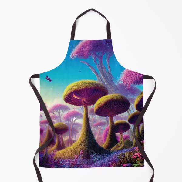 Item preview, a painting of a group of mushrooms in a forest designed and sold by DesignAtYO.