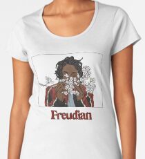 Camiseta premium de cuello ancho FREUDIANO