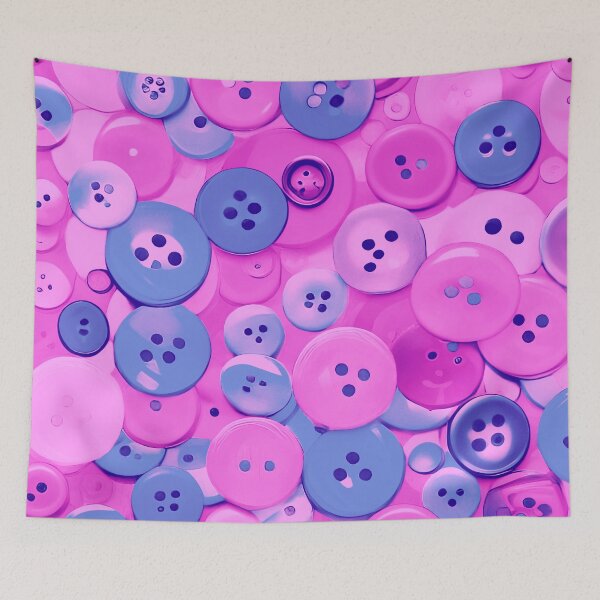 Item preview, Pastel Buttons - Pink and Blue designed and sold by asurtiumgreen.