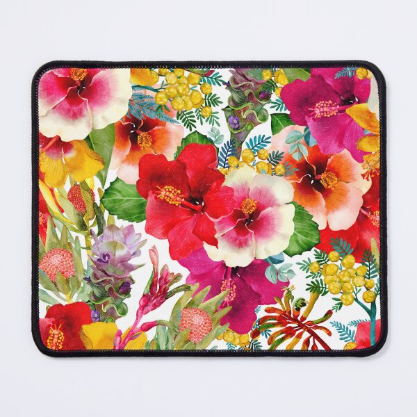 Item preview, Hot Tropical Blooms Pattern designed and sold by Sketchbook Designs.