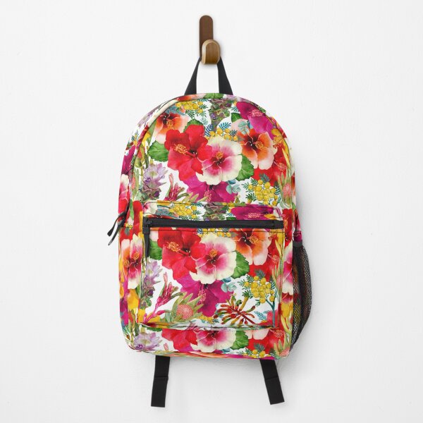 Item preview, Hot Tropical Blooms Pattern designed and sold by Sketchbook Designs.