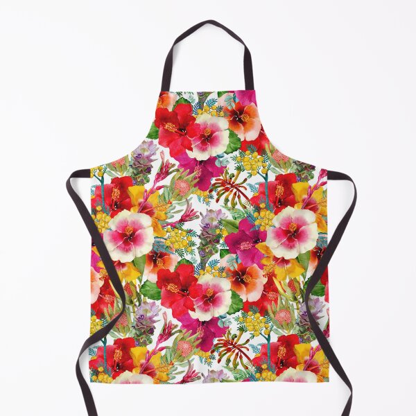 Item preview, Hot Tropical Blooms Pattern designed and sold by Sketchbook Designs.