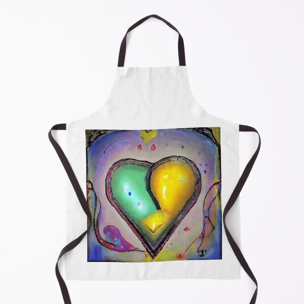 Item preview, green-yellow heart designed and sold by bogfl.