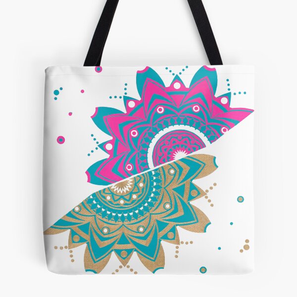Item preview, GOLD PINK TEAL MANDALA designed and sold by GreenVenus.