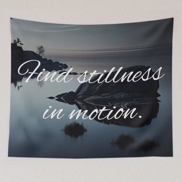 Item preview, Find Stillness In Motion - Yoga Meditation designed and sold by mcmtdesigns.