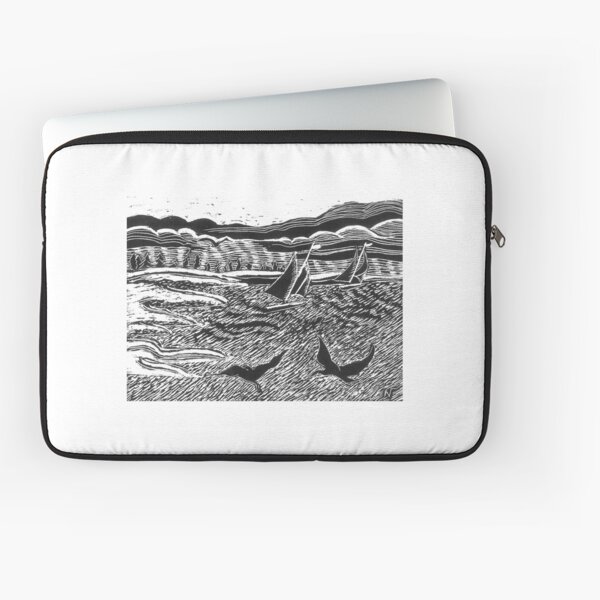 A windy day Sail Laptop Sleeve