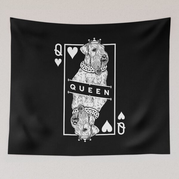 Item preview, Sealyham Terrier Queen Of Hearts Funny Dog Lover Pop Art designed and sold by GrandeDuc.