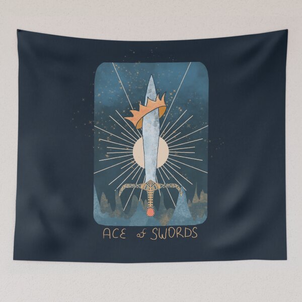 Item preview, Ace of Swords designed and sold by Lizvole.