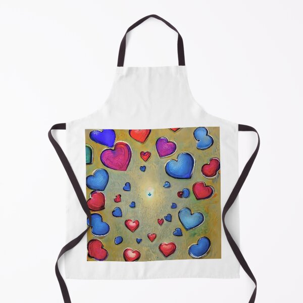 Item preview, Blue and red hearts designed and sold by bogfl.