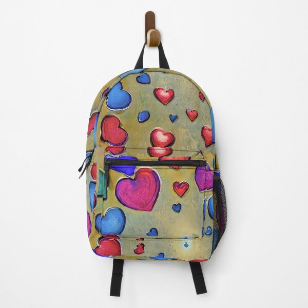 Item preview, Blue and red hearts designed and sold by bogfl.