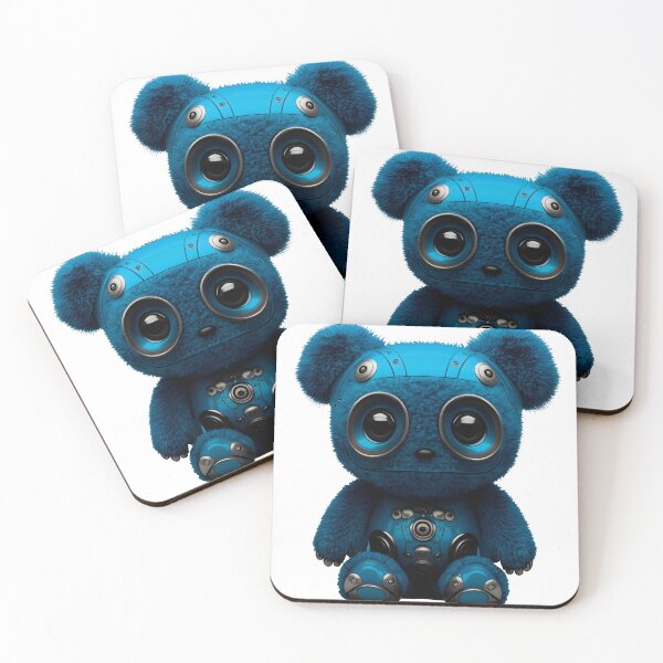 Item preview, Blue Bear Robot | Digital Teddy | Robotic Suited Toy designed and sold by Broskan.