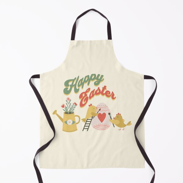 Item preview, Happy easter chickens and flowers designed and sold by Yulacreative.