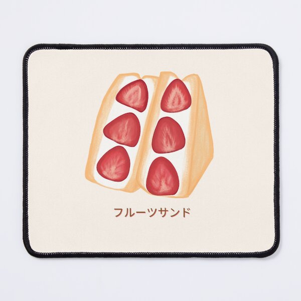 Item preview, JAPANESE FRUIT SANDWICH (STRAWBERRY FRUIT SANDO) designed and sold by sirilakk.
