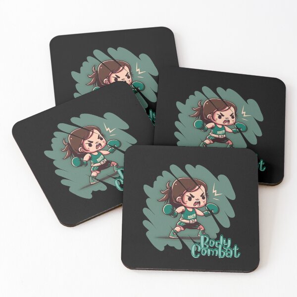 Item preview, Funny Cartoonish Cute Girl Doing Body Combat Punch designed and sold by Cute-Jory-Store.