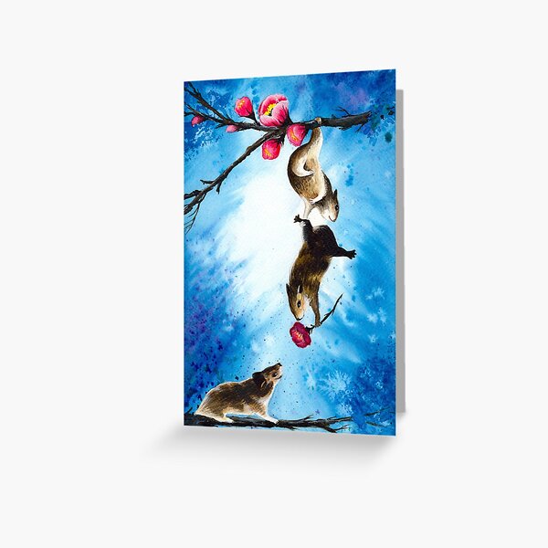 Item preview,  Watercolor funny hamsters designed and sold by MaryWatercolor.