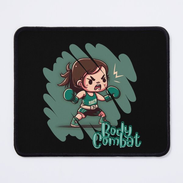 Item preview, Funny Cartoonish Cute Girl Doing Body Combat Punch designed and sold by Cute-Jory-Store.
