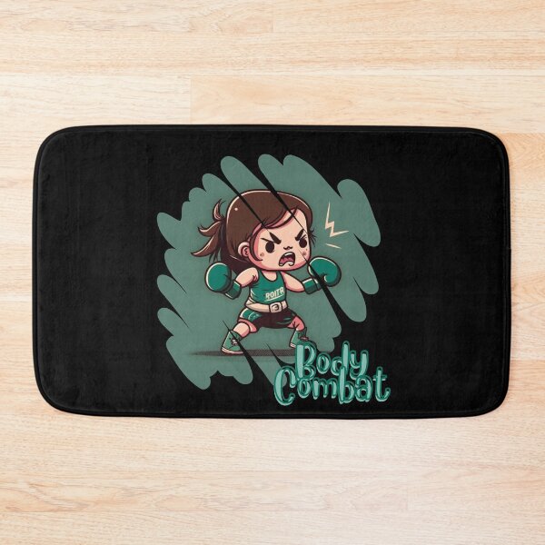 Item preview, Funny Cartoonish Cute Girl Doing Body Combat Punch designed and sold by Cute-Jory-Store.