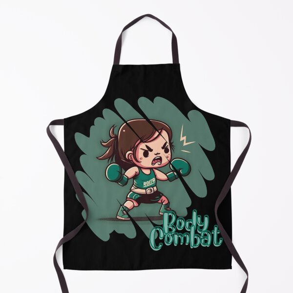 Item preview, Funny Cartoonish Cute Girl Doing Body Combat Punch designed and sold by Cute-Jory-Store.