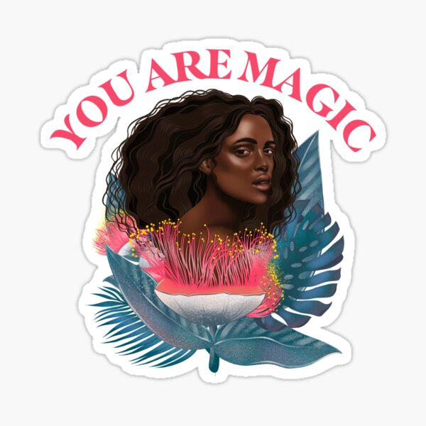 Vista previa del artículo con la obra «eres magia», diseñado y vendido por InCandleScent.
