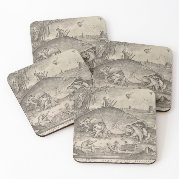 Item preview, Big Fish Eat Little Fish 1557 Pieter van der Heyden After Pieter Brueghel the Elder designed and sold by Onodera.