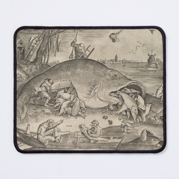 Item preview, Big Fish Eat Little Fish 1557 Pieter van der Heyden After Pieter Brueghel the Elder designed and sold by Onodera.