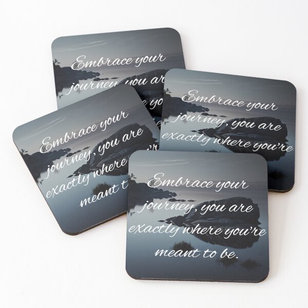 Item preview, Embrace Your Journey, You Are Exactly Where You're Meant To Be - Yoga Zen designed and sold by mcmtdesigns.
