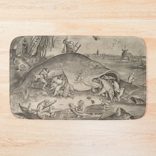 Item preview, Big Fish Eat Little Fish 1557 Pieter van der Heyden After Pieter Brueghel the Elder designed and sold by Onodera.