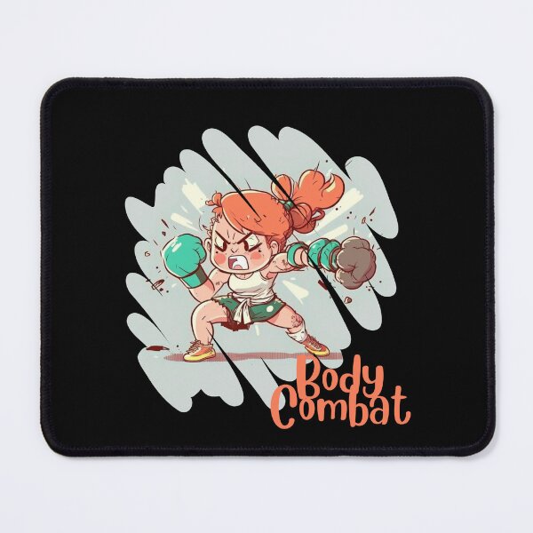 Item preview, Funny Cartoonish Cute Girl Doing Body Combat Punch designed and sold by Cute-Jory-Store.