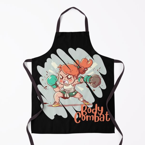 Item preview, Funny Cartoonish Cute Girl Doing Body Combat Punch designed and sold by Cute-Jory-Store.