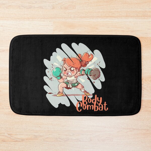 Item preview, Funny Cartoonish Cute Girl Doing Body Combat Punch designed and sold by Cute-Jory-Store.