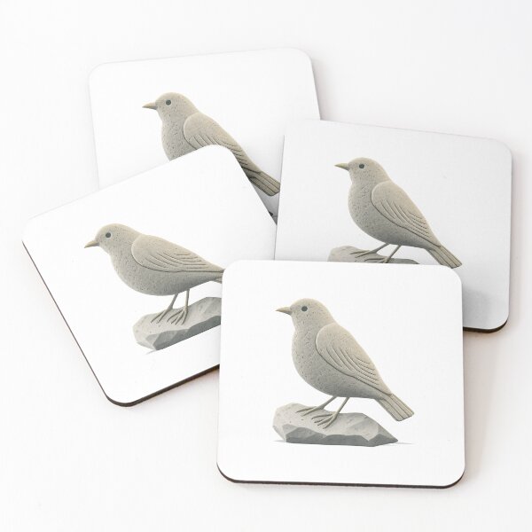 Item preview, Cute Bird on Stone - The Stone Collection designed and sold by FiveIntentions.