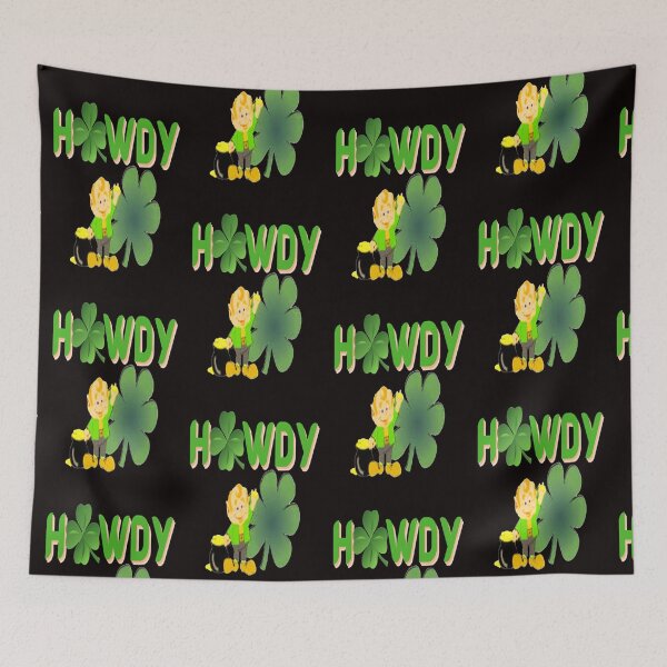 Item preview, Howdy, Let The Shenanigans Begin, Lucky Shamrock Irish Culture, Shenanigans Squad   designed and sold by Adri Barnard.