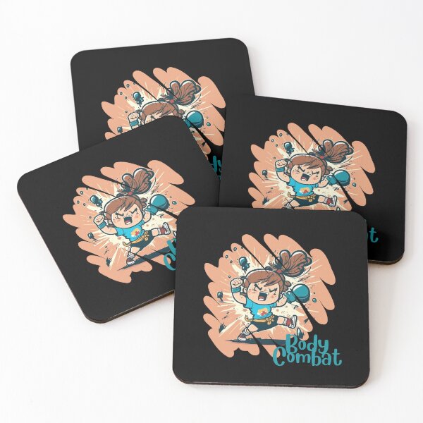 Item preview, Funny Cartoonish Cute Girl Doing Body Combat Punch designed and sold by Cute-Jory-Store.