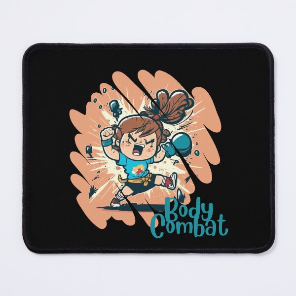 Item preview, Funny Cartoonish Cute Girl Doing Body Combat Punch designed and sold by Cute-Jory-Store.