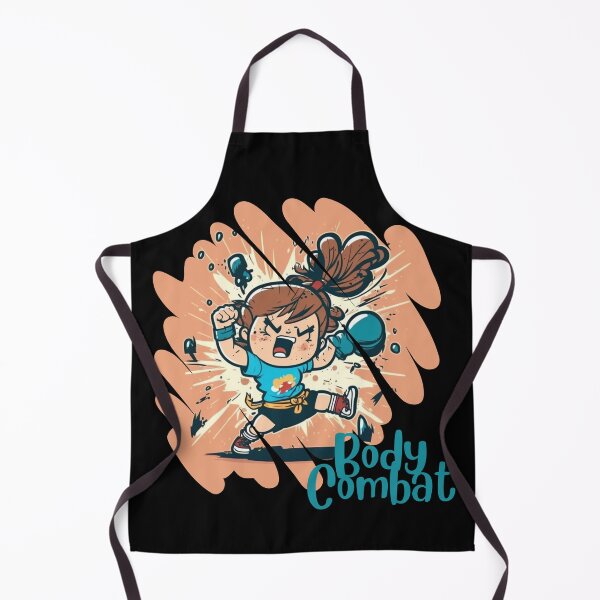 Item preview, Funny Cartoonish Cute Girl Doing Body Combat Punch designed and sold by Cute-Jory-Store.