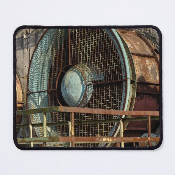Item preview, Urbex Photography | Rusty turbines in turquoise designed and sold by Cora Wirth.