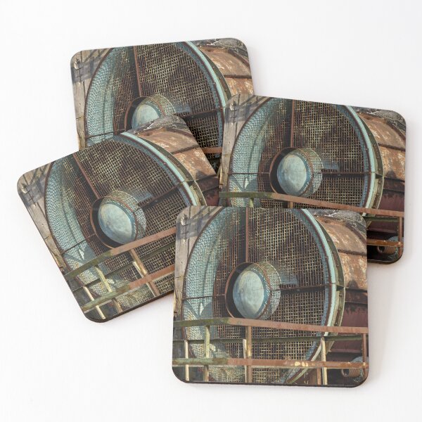 Item preview, Urbex Photography | Rusty turbines in turquoise designed and sold by Cora Wirth.
