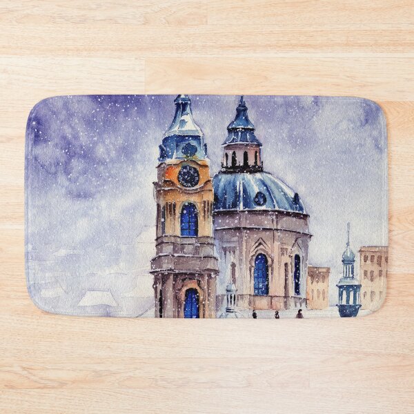 Item preview,  Watercolor St. Nicholas Church in Prague designed and sold by MaryWatercolor.