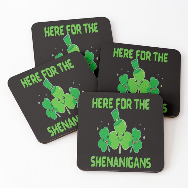 Item preview, Just Here for the Shenanigans, Let The Shenanigans Begin, Lucky Shamrock Irish Culture, Shenanigans Squad   designed and sold by Adri Barnard.