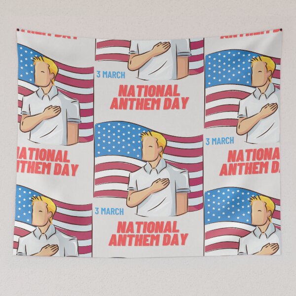 Item preview, National anthem day designed and sold by Simo0455.