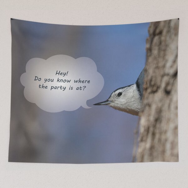 Item preview, Funny Bird Question designed and sold by OneCreativePup.