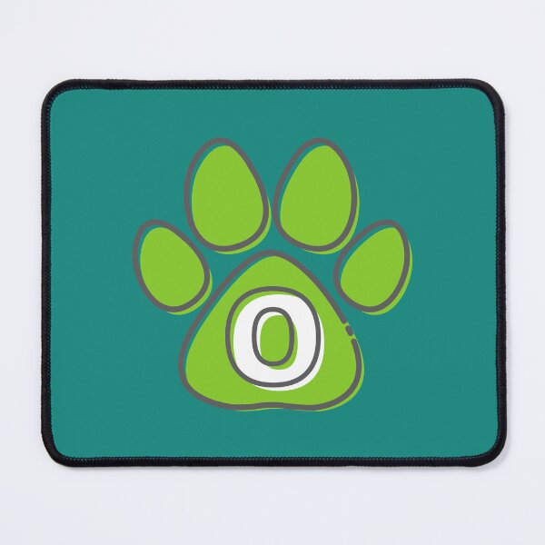 Item preview, Green Paw Monogram O designed and sold by Coffee Lifestyle.