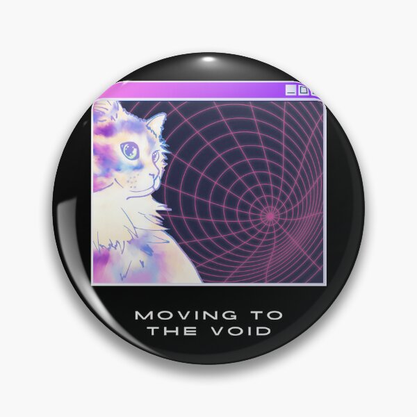 Item preview, Moving to the Void - Vaporwave Cat designed and sold by HavenAlethea.