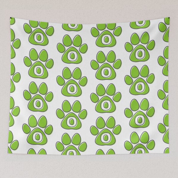 Item preview, Green Paw Monogram O designed and sold by Coffee Lifestyle.